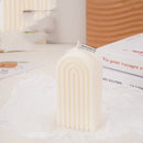 Geometric Arch Modeling Soy Wax Aromatherapy Candle