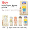 Boys' Body Structure Puzzle Children's Wooden Toys