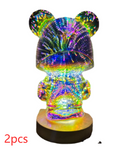 3D Firework Bear Light