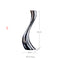 Curve Swan Ceramic Silver Plated Candle Holder