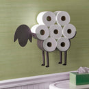 Sheep Decorative Toilet Paper Holder - Free-Standing Bathroom Tissue Storage Toilet Roll Holder Paper Bathroom Iron Storage