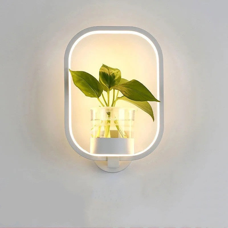 Decorative Wall Lamp With Planting Basket