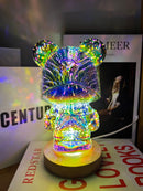 3D Firework Bear Light