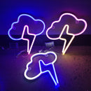 Led Cloud Lightning Neon Light Creative Wall Hanging