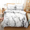 Three Art Marble Home Textile Linen Sheets