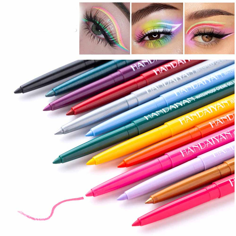 Colourful Waterproof Eyeliner Gel Pen
