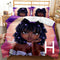 Afro Girl Bedding Set