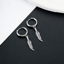 Women's Fashion Simple Stainless Steel Earrings Pendant