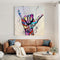 Hand Gesture Graffiti Art Canvas