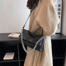 Soft-faced Envelope Style Chain Bag