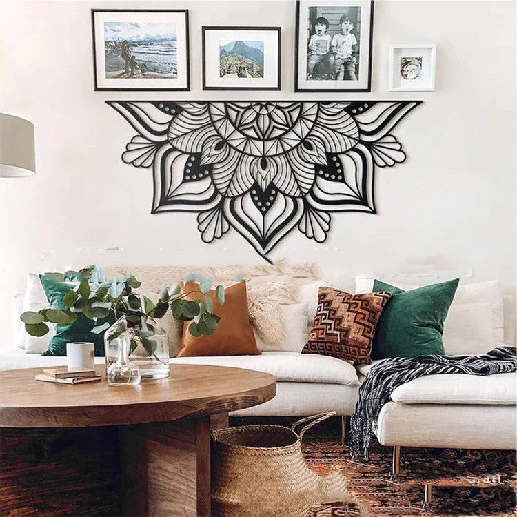 Large Iron Wall Hanging Mandala