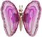 Natural Agate Butterfly Wings Light Luxury Mineral Ornament