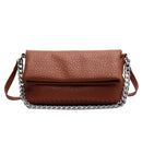 Soft-faced Envelope Style Chain Bag