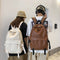 Large Capacity Soft PU Leather Backpack