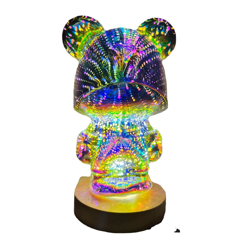 3D Firework Bear Light