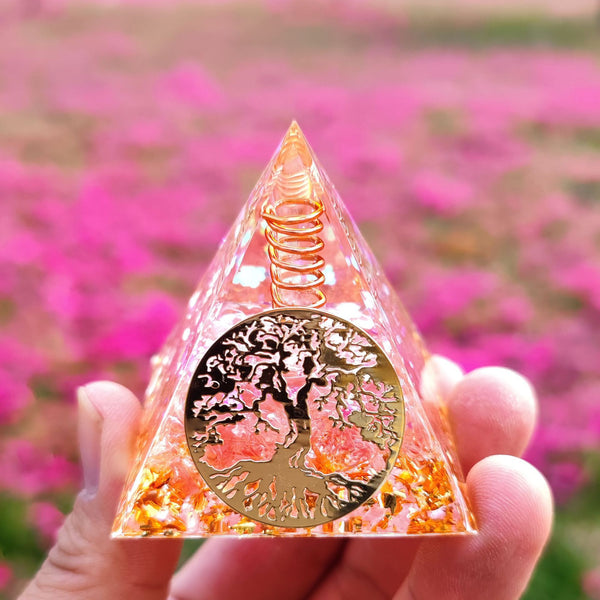 Crystal Ball Gravel Pyramid Home Crafts Resin Decorations