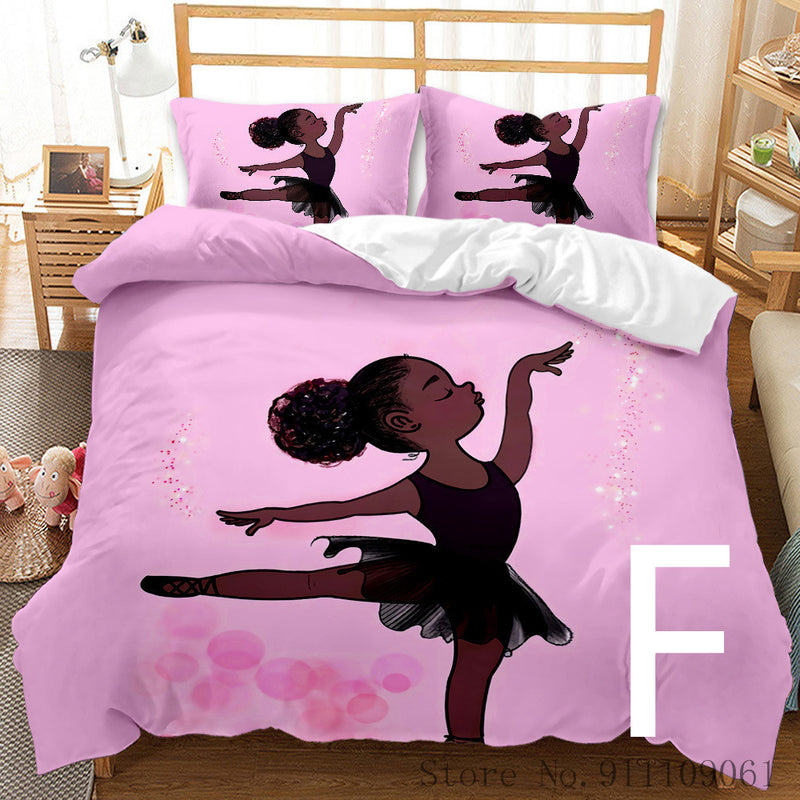 Afro Girl Bedding Set