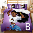 Afro Girl Bedding Set