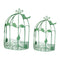 Nordic Ornament Birdcage Wall Hanging Flower Stand Retro Iron Art