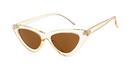 Retro Triangle Cat-eye Sunglasses