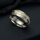 Stainless Steel Batman Symbols Luminous Men Rings Never Fade Glowing Ring