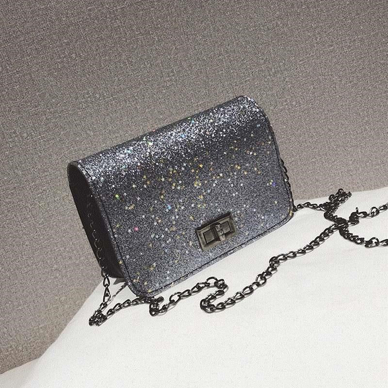 PU Sparkle Shoulder-bag