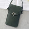 Touch Screen Mobile Phone Heart Bag