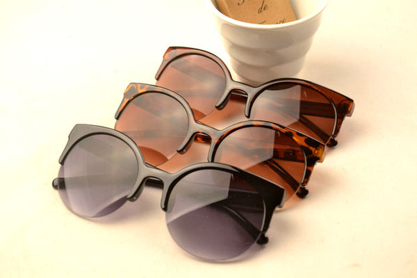 Round Fading Sunglasses