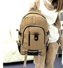 Canvas Zipper Backpack