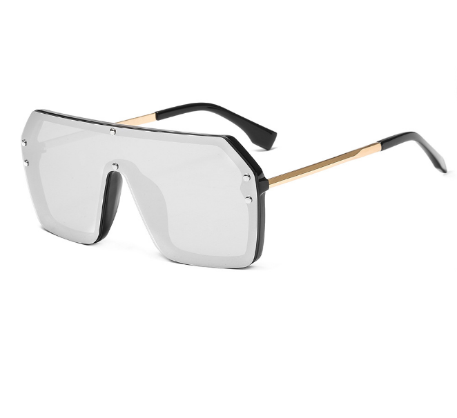 Oversize Square Siamese Unisex Sunglasses