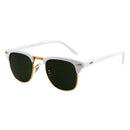 Metal Half Frame Sunglasses