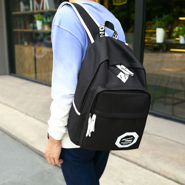 Men's fashion trends, high school students, college students travel bag, Korean version, junior backpack, backpack, men's backpack