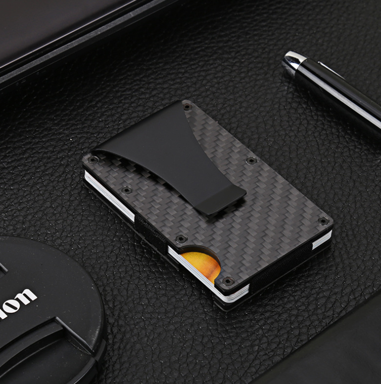 Carbon Fibre RFID Anti-Magnetic Card Holder
