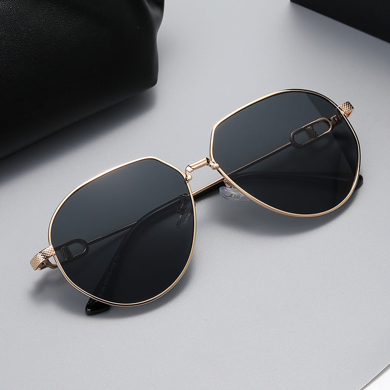 Oval Frame Men's Sunglasses