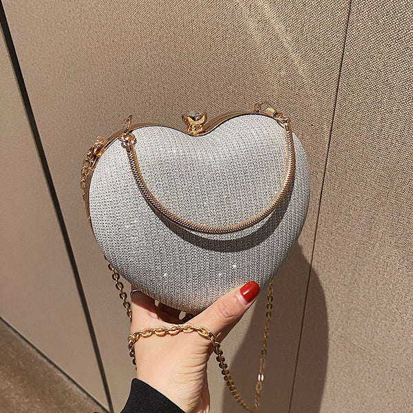 Heart Clutch Bag