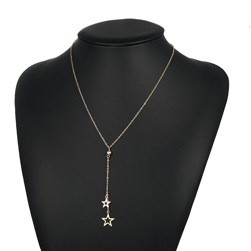 Five-pointed Star Pendant Charm Necklace