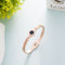 Rose Gold Stud Earrings Fashion Bracelet